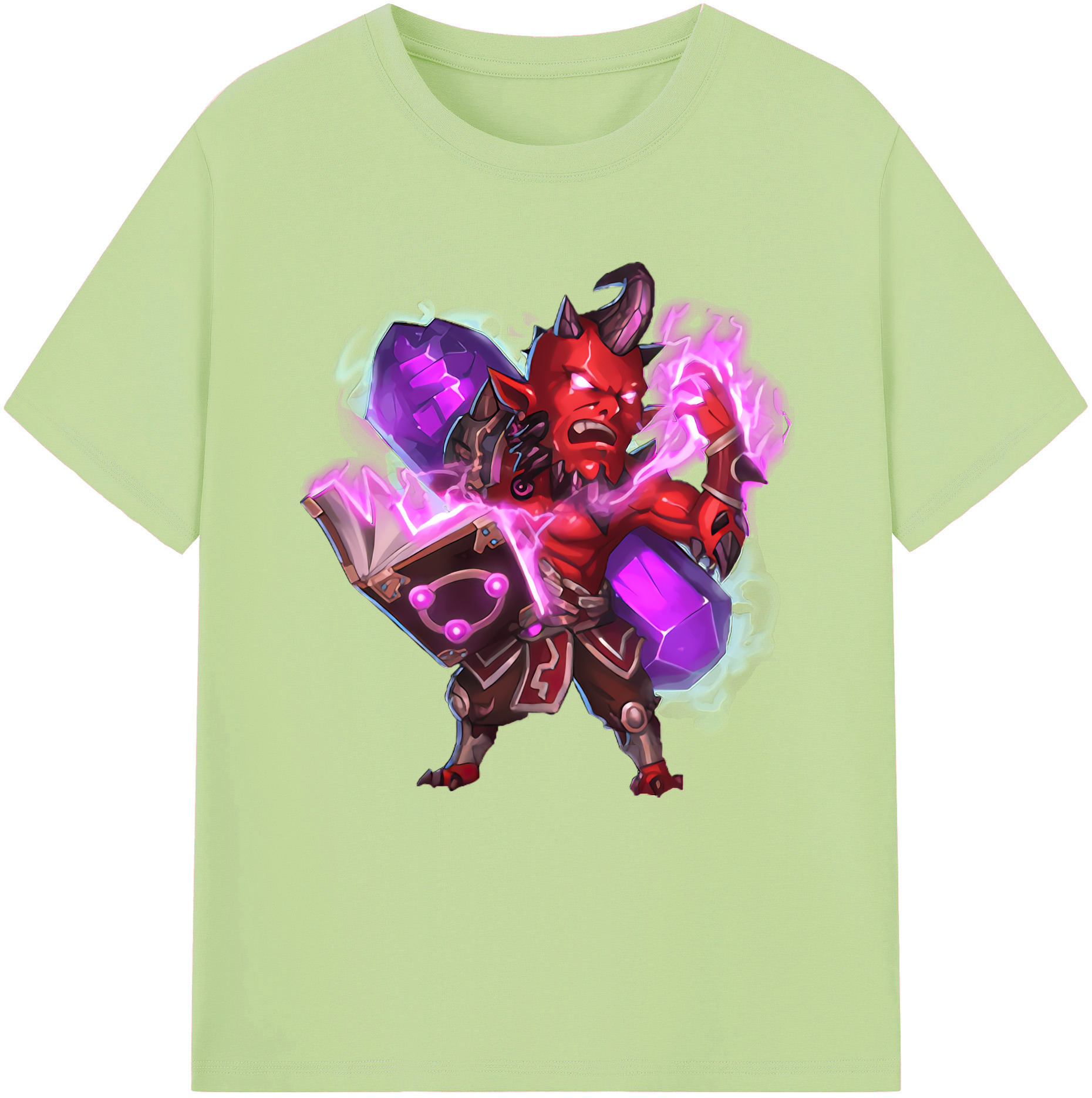 リーグ・オブ・レジェンド League of Legends LOL 綿100％半袖Tシャツ（フロントプリント）